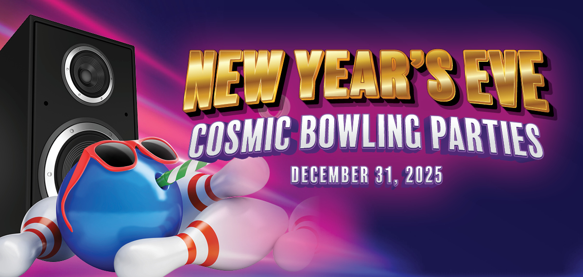 New Year's Eve Cosmic Bowling Parties